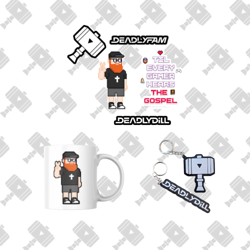 Mug/Keychain/Sticker Bundle