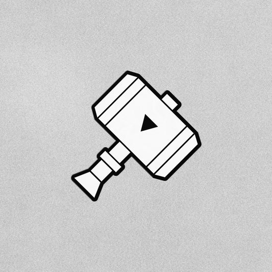 Hammer Sticker
