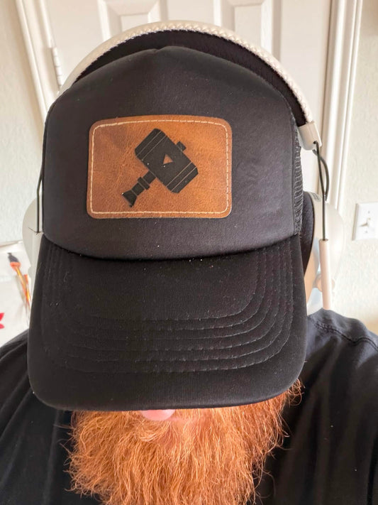 Leather Patch Trucker Hat